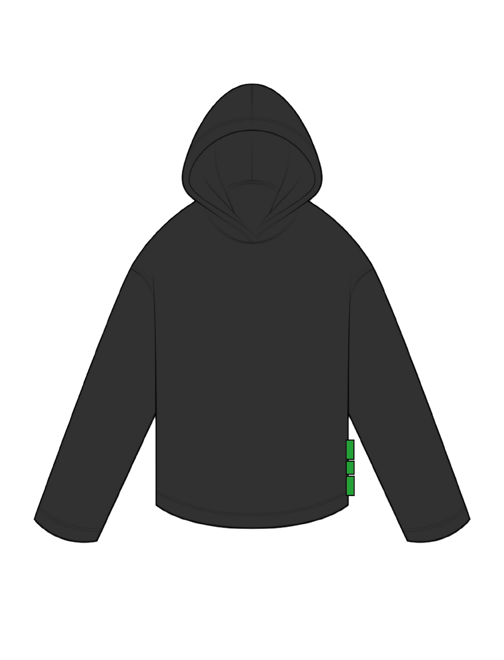 3 labels Hoodie