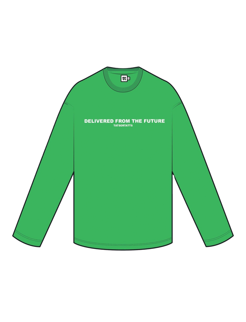 "DELIVERED FROM THE FUTURE" Longsleeve