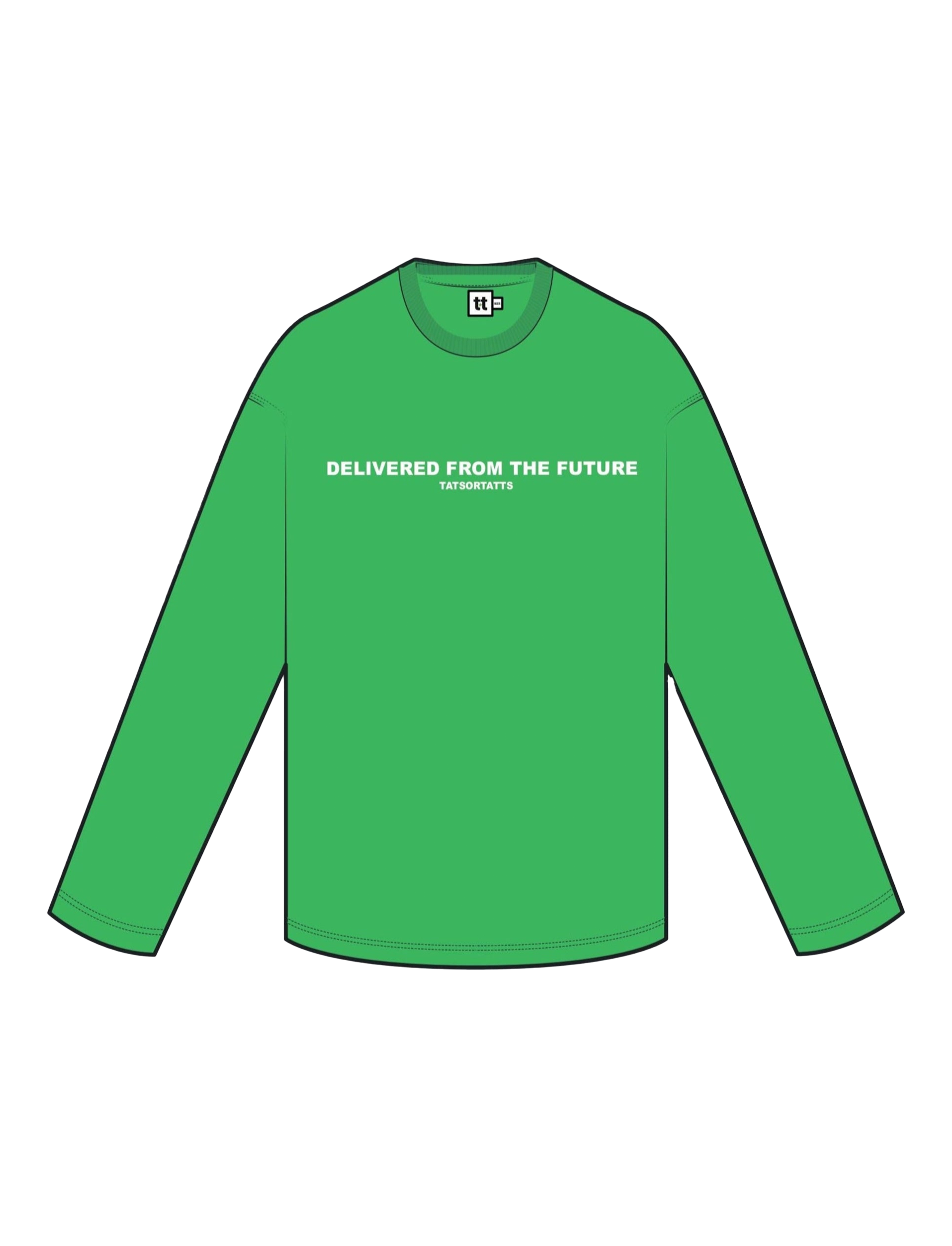 "DELIVERED FROM THE FUTURE" Longsleeve