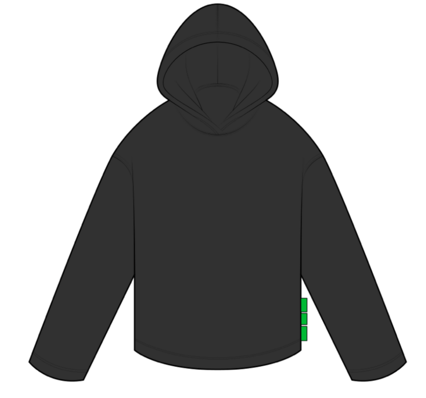 Hanging loop Hoddie