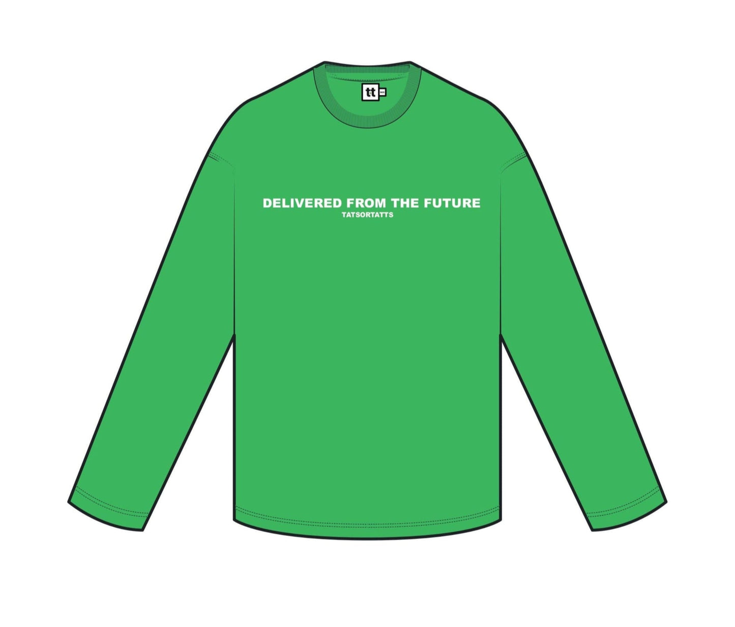"DELIVERED FROM THE FUTURE" Longsleeve